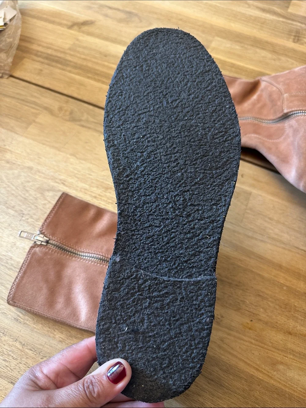 ANN DEMEULEMEESTER suede boots